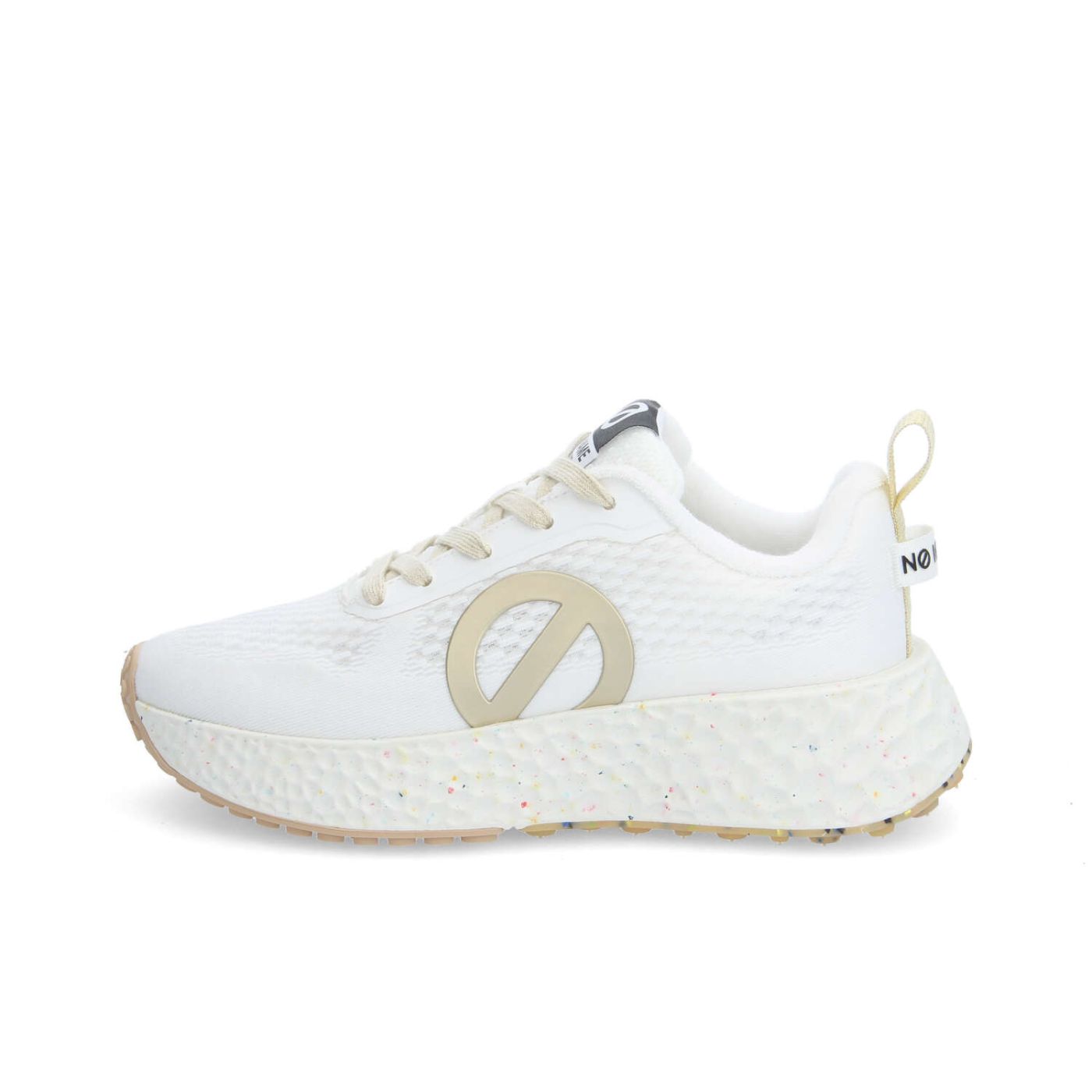 CARTER FLY W - MESH RECYC/SIDE - BLANC/OR